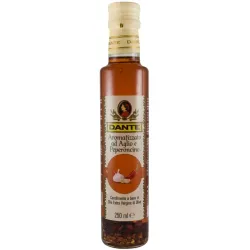 Ulei de masline extravirgin aromat cu usturoi si chili, 250 ml Olio Dante Ulei de masline extravirgin aromat cu usturoi si chili, 250 ml Olio Dante