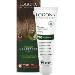 Vopsea de par crema, Saten Nougat Caramel 240, 150ml Logona Vopsea de par crema, Saten Nougat Caramel 240, 150ml Logona
