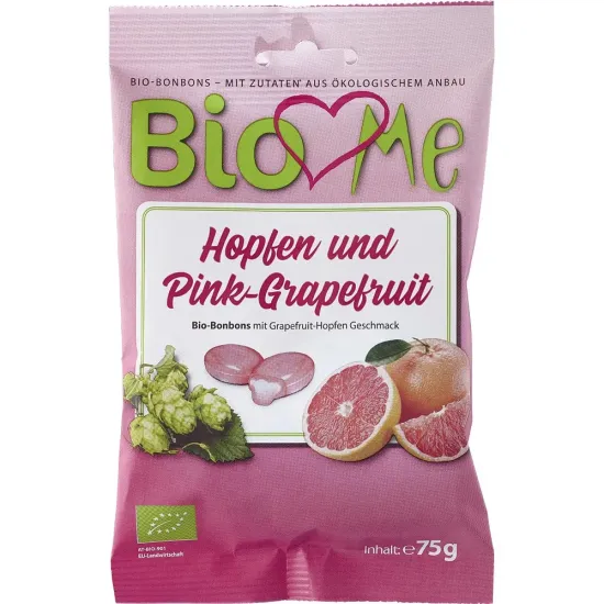 Bomboane bio cu grapefruit roz