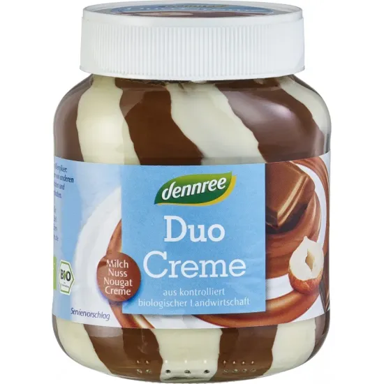 Crema duo cu alune si lapte bio