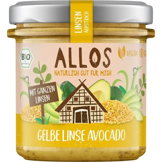 Crema tartinabila cu linte galbena si avocado, fara gluten