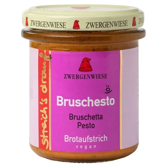 Crema tartinabila vegetala Bruschesto cu bruscheta si pesto