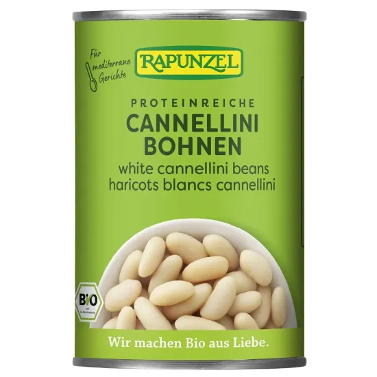 Fasole alba bio cannellini la conserva