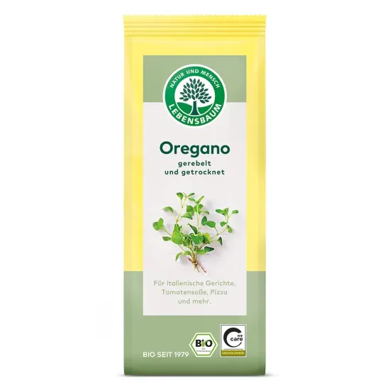 Frunze de oregano tocate