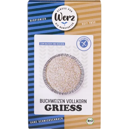 Gris BIO de hrisca integrala fara gluten