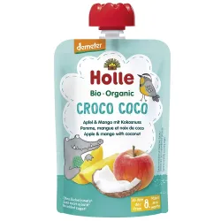 Piure bio din mere, mango si cocos pentru copii, +8 luni Piure bio din mere, mango si cocos pentru copii, +8 luni