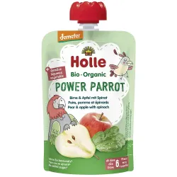Piure bio din pere si mere cu spanac pentru copii, +6 luni Piure bio din pere si mere cu spanac pentru copii, +6 luni