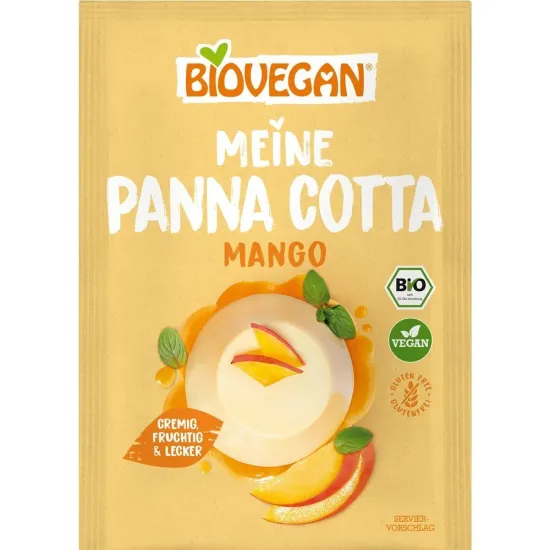 Pudra panna cotta mango fara gluten