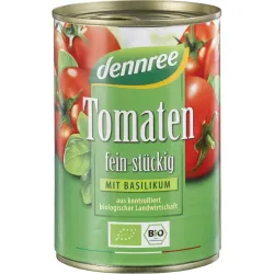 Rosii bucati in sos de rosii cu busuioc