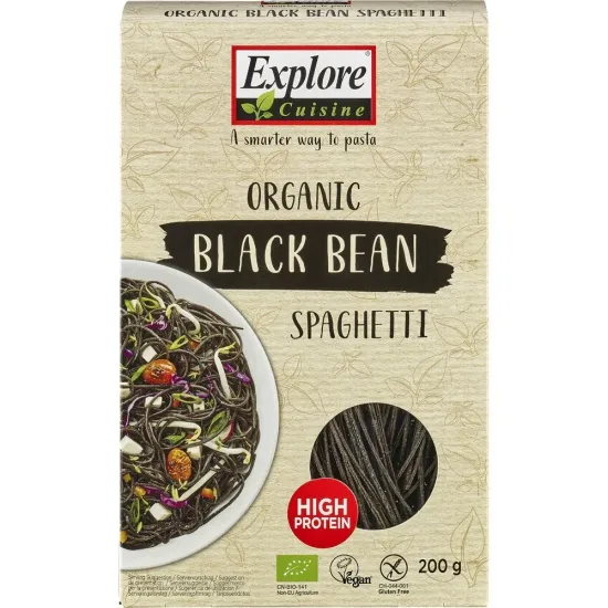 Spaghetti din soia neagra bio fara gluten