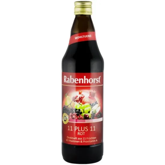 11 plus 11 Rosu Suc de fructe, 750ml Rabenhorst