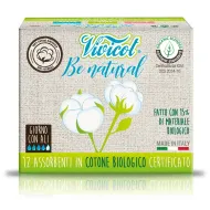 Absorbante de zi ultra subtiri din bumbac bio, 4 picaturi (12 buc) - VIVICOT Be Natural Absorbante de zi ultra subtiri din bumbac bio, 4 picaturi (12 buc) - VIVICOT Be Natural