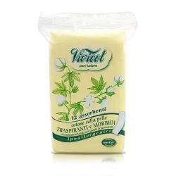 Absorbante din bumbac bio, fara aripioare - 2 picaturi (12 buc) - VIVICOT Puro Cotone Absorbante din bumbac bio, fara aripioare - 2 picaturi (12 buc) - VIVICOT Puro Cotone