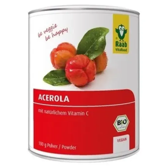 Acerola pulbere bio 100g Raab