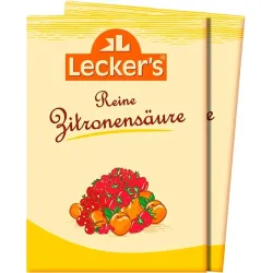Acid citric pur, 2x10g Lecker's Acid citric pur, 2x10g Lecker's