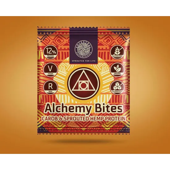 Alchemy Bites gustare fara gluten raw bio 40g