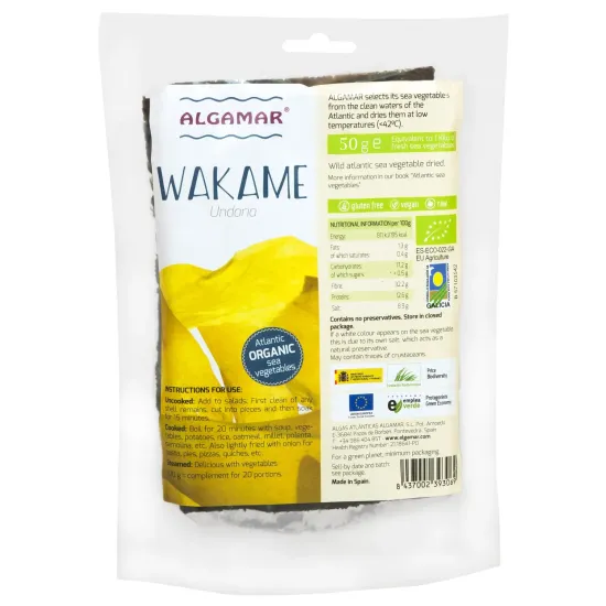 Alge Wakame eco 50g Algamar