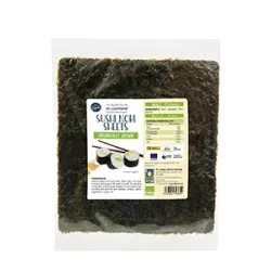Alge nori bio pentru sushi 25g  - 10 folii Algamar Alge nori bio pentru sushi 25g  - 10 folii Algamar