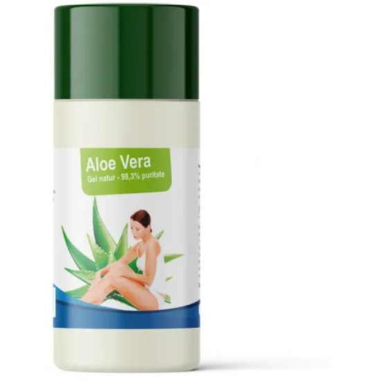 Aloe vera Gel natur pentru piele, puritate 98.3% Medicura