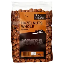 Alune de padure crude eco 200g Smart Organic Alune de padure crude eco 200g Smart Organic