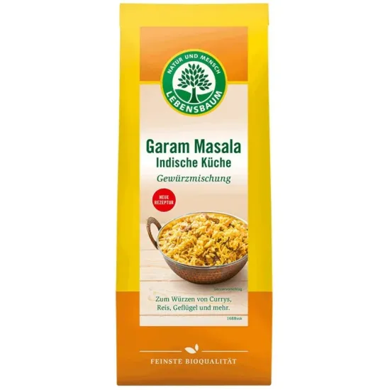 Amestec bio de condimente Garam Masala bucataria indiana, 40g Lebensbaum