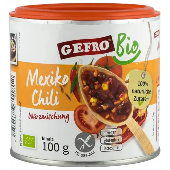 Amestec bio de condimente Mexico chili 100g Gefro