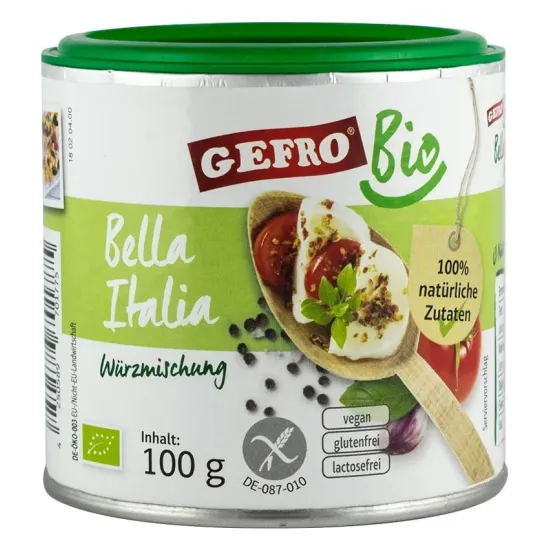 Amestec bio de condimente bella Italia, 100g Gefro