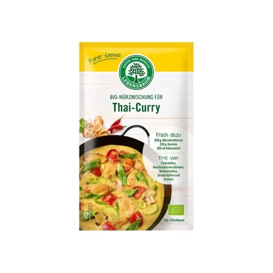 Amestec bio de condimente pentru Thai-curry, 23g Lebensbaum