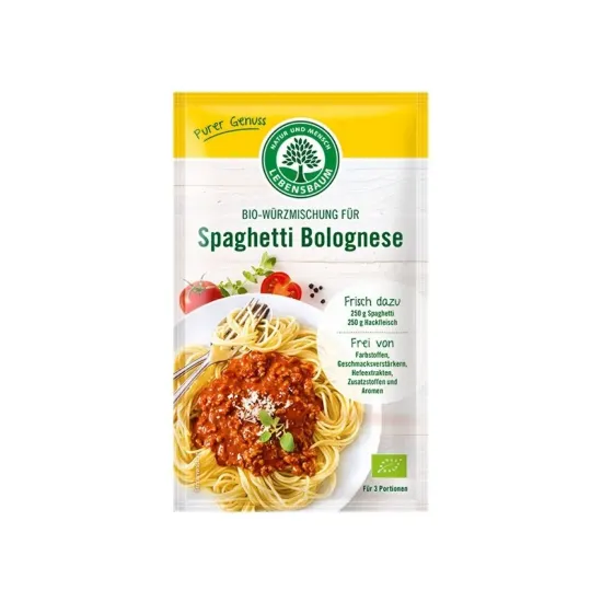 Amestec bio de condimente pentru spaghetti bolognese, 35g Lebensbaum