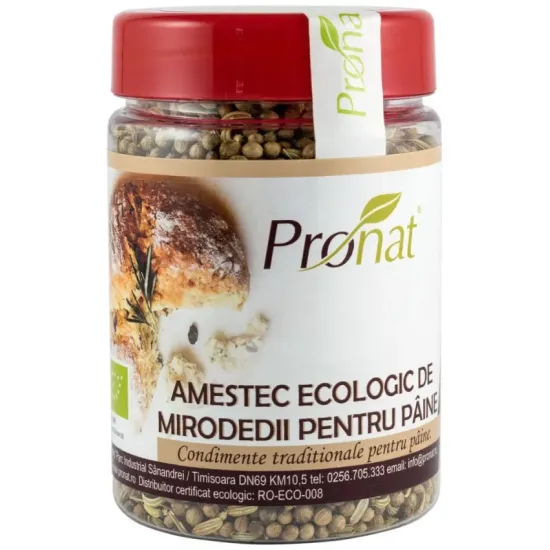 Amestec bio de mirodenii pentru paine, 110g Pronat