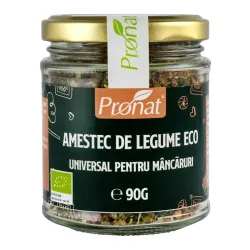 Amestec de condimente bio, adaos universal pentru mancaruri, 90g Pronat Amestec de condimente bio, adaos universal pentru mancaruri, 90g Pronat