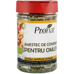 Amestec de condimente bio pentru omleta, 120g Pronat Amestec de condimente bio pentru omleta, 120g Pronat