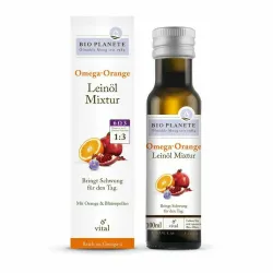 Amestec de ulei de in Omega Orange bio 100ml Bio Planete Amestec de ulei de in Omega Orange bio 100ml Bio Planete