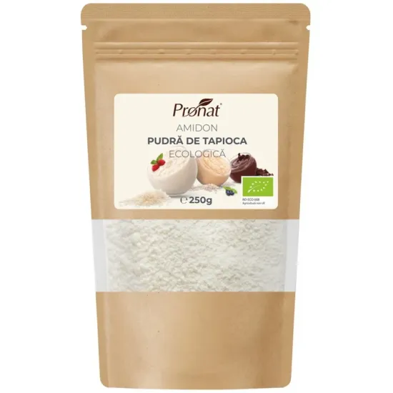 Amidon pudra de tapioca bio, 250g Pronat