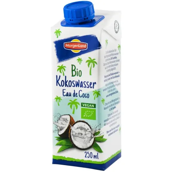 Apa de cocos, bio, 250ml Morgenland