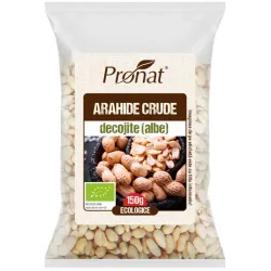 Arahide crude decojite (albe), bio, 150g Pronat Arahide crude decojite (albe), bio, 150g Pronat