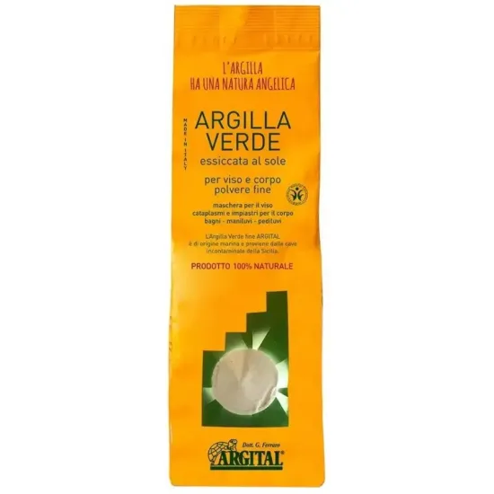 Argila verde pentru uz extern pulbere fina 1kg Argital