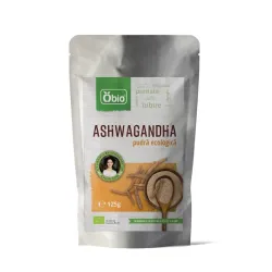 Ashwagandha pulbere eco 125g OBIO Ashwagandha pulbere eco 125g OBIO