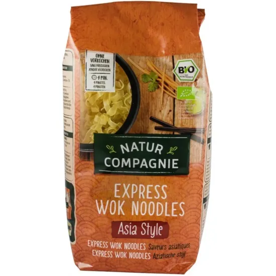 Asia Style Taitei bio pentru wok, 250g Natur Compagnie