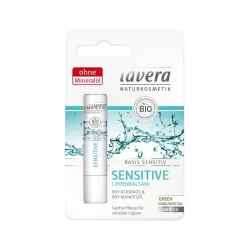 Balsam de buze Sensitive bio cu ulei de jojoba si ulei de migdale, 4.5g Lavera Balsam de buze Sensitive bio cu ulei de jojoba si ulei de migdale, 4.5g Lavera