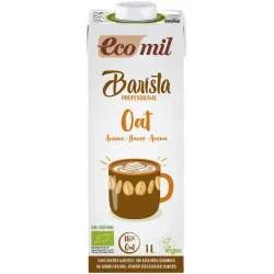 Barista, bautura bio vegetala de ovăz, pentru cafea, 1L Ecomil Barista, bautura bio vegetala de ovăz, pentru cafea, 1L Ecomil