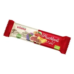 Baton bio de fructe, 40g Vitana Baton bio de fructe, 40g Vitana