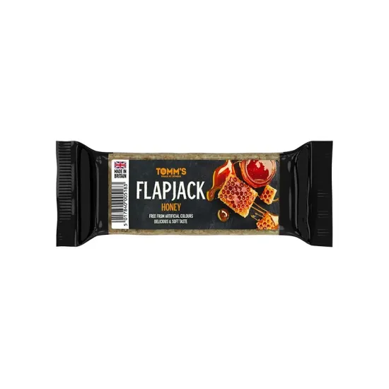 Baton energizant Flapjack cu miere, 100g Bombus