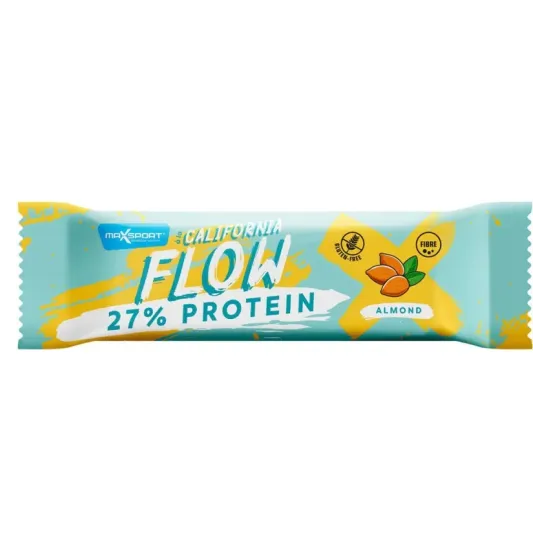 Baton proteic California Flow 27% proteina, cu migdale, 35g Max Sport