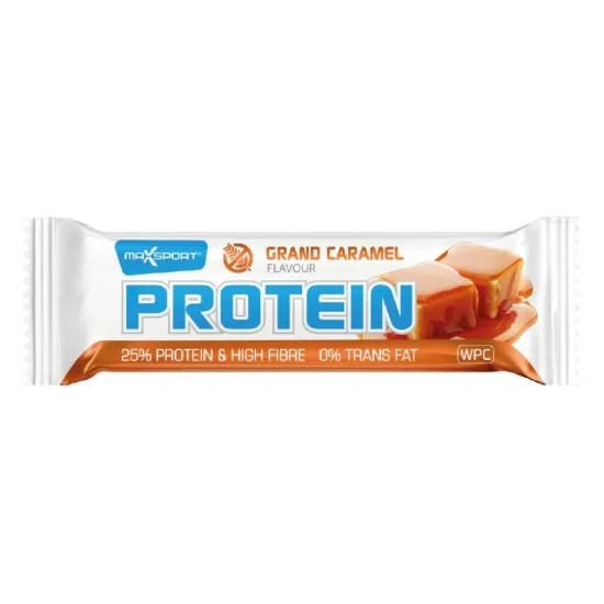 Baton proteic Grand Caramel, 60g Max Sport