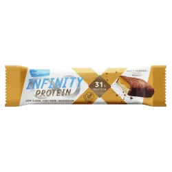 Baton proteic Infinity 31% proteina, cu caramel sarat, 55g Max Sport Baton proteic Infinity 31% proteina, cu caramel sarat, 55g Max Sport