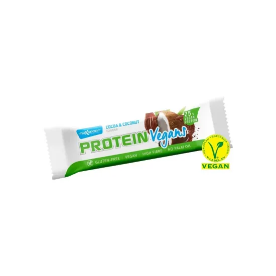 Baton proteic Vegans cu cacao si cocos, 40g Max Sport