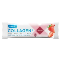 Baton proteic cu Colagen+ si capsuni, 40g Max Sport Baton proteic cu Colagen+ si capsuni, 40g Max Sport