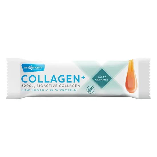 Baton proteic cu Colagen+ si caramel sarat, 40g Max Sport