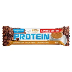 Baton proteic cu aroma de mocca, 60g Max Sport Baton proteic cu aroma de mocca, 60g Max Sport
